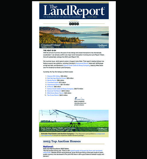 LandReport Newsletter Email