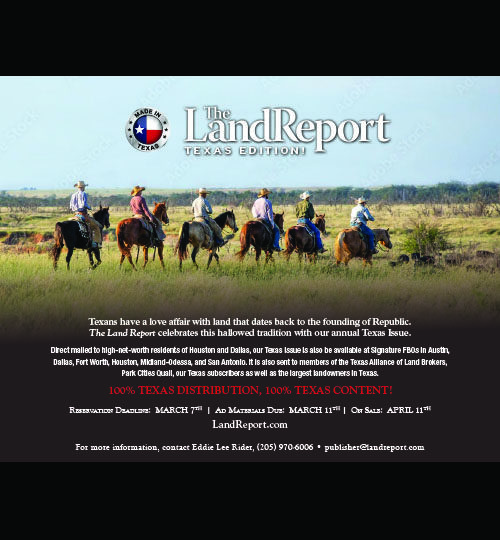 Land Report Texas Sales Sheet