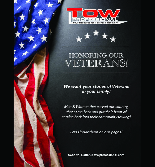 Tow Professional Honoring Veterans