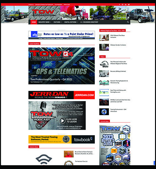 Tow Professional Website